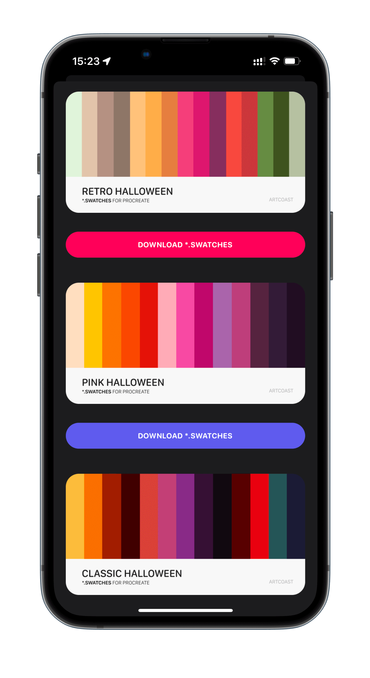 Swatches for Procreate: Over 2500 Tools for Artists and Designers